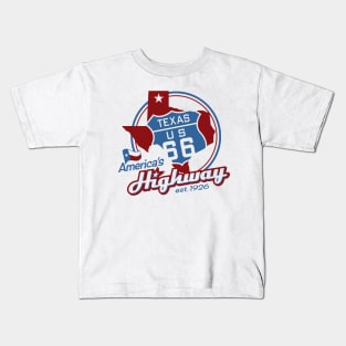 Route 66 Texas Kids T-Shirt